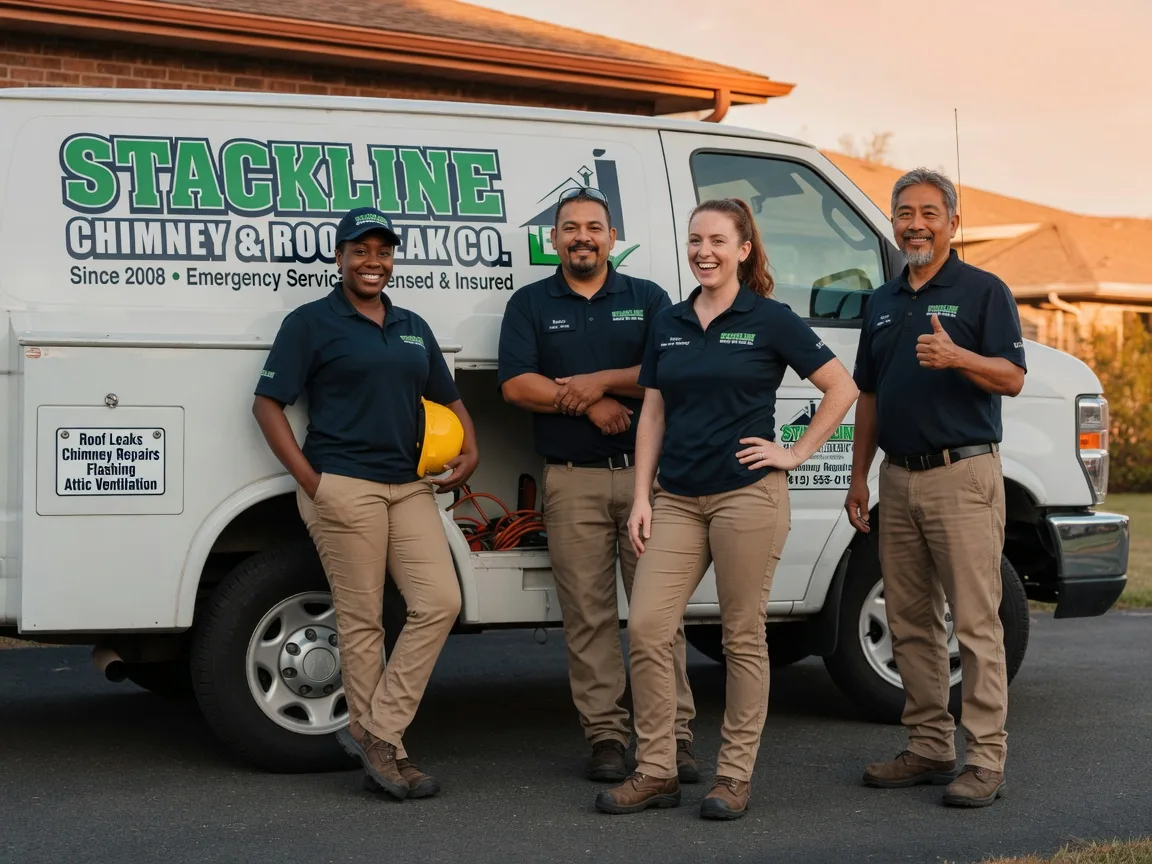 Chimney flashing repair company in Temple, OK